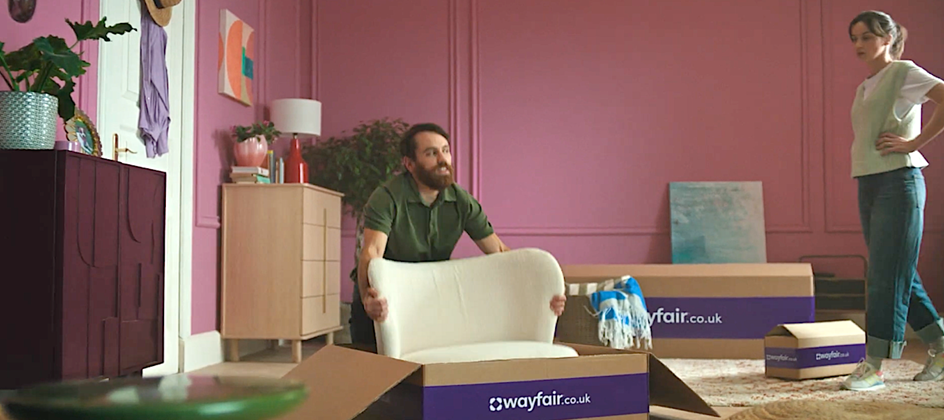 Wayfair UK celebrates the joy of unpacking in new campaign